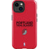 NBA Portland Trail Blazers Standard - Red iPhone 15 Impact Case